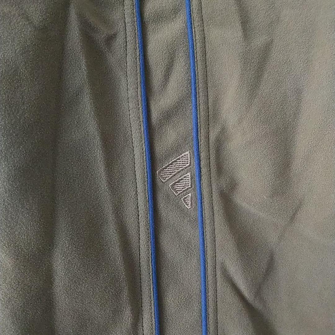 激レア☆アディダス 刺繍ロゴ フリース トラックパンツ 3L カーキ