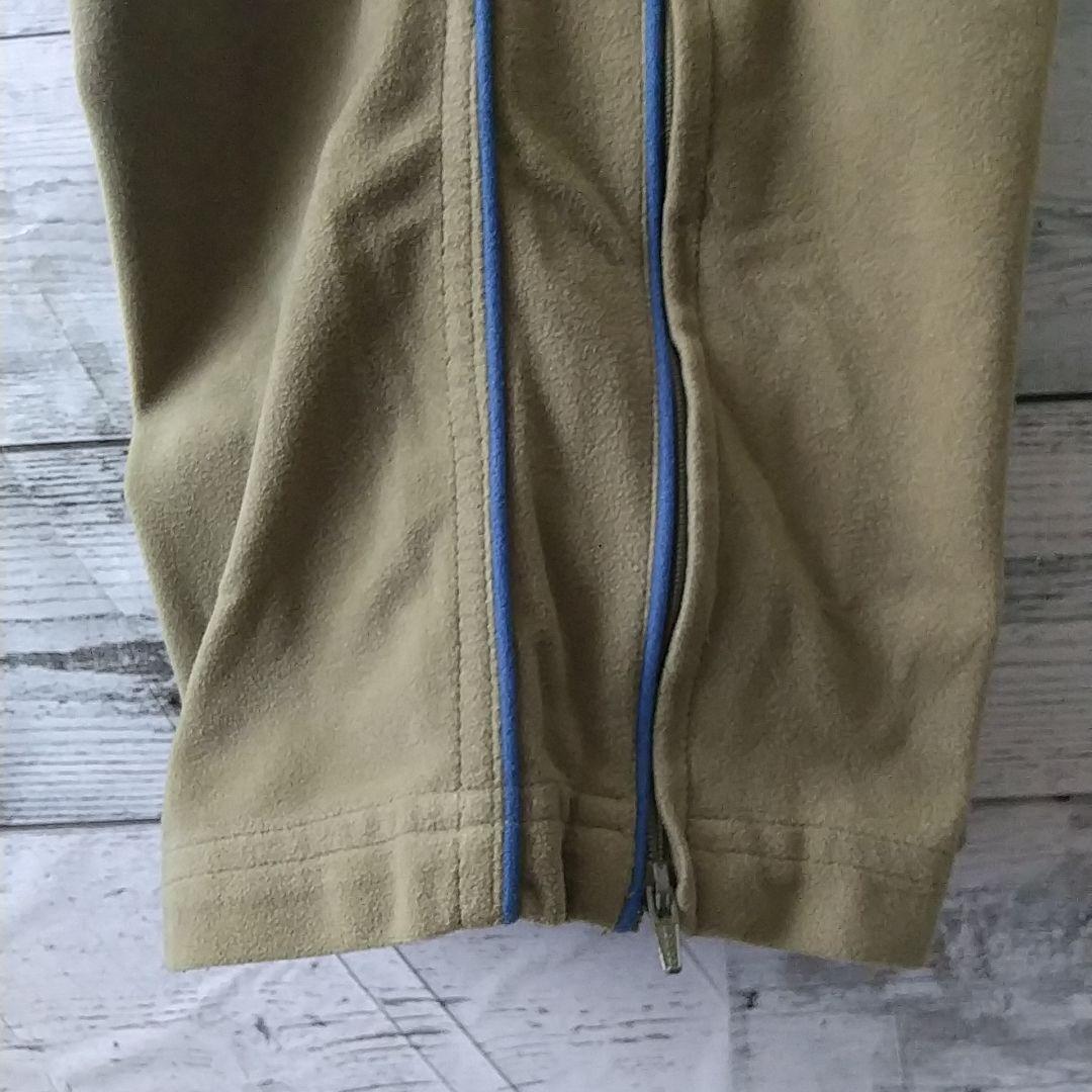 激レア☆アディダス 刺繍ロゴ フリース トラックパンツ 3L カーキ