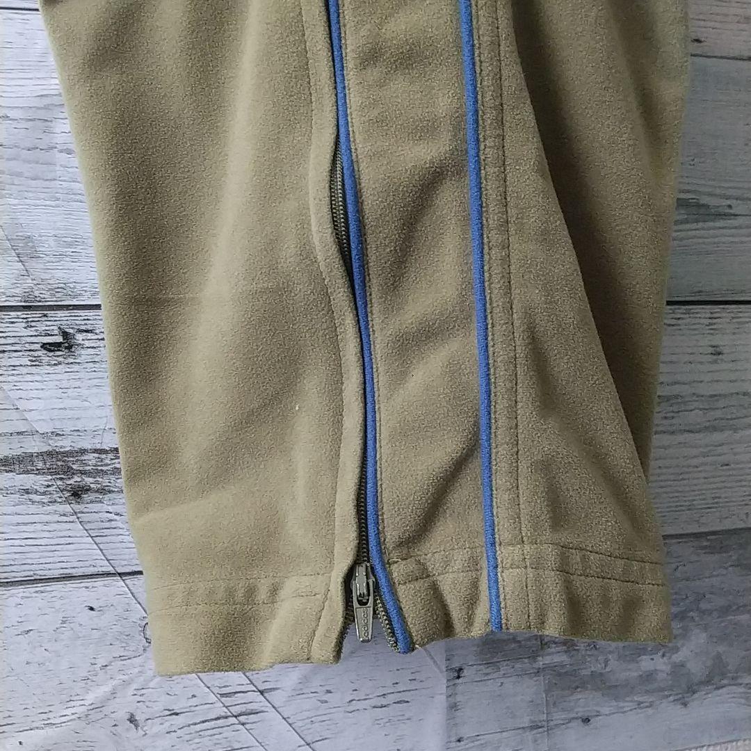 激レア☆アディダス 刺繍ロゴ フリース トラックパンツ 3L カーキ