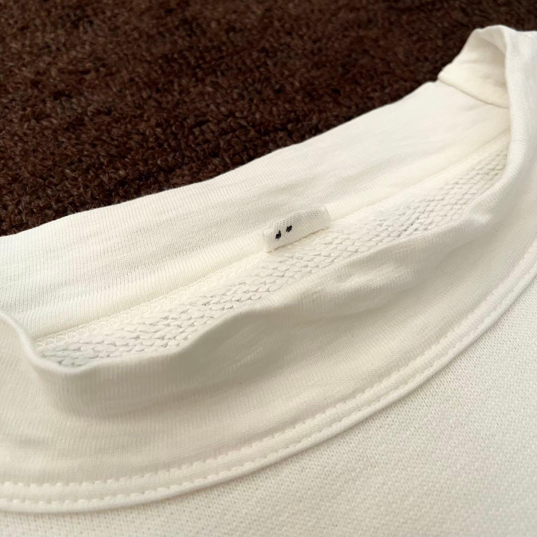 45R■裏毛のデッキプリントパフスウェット サイズ2