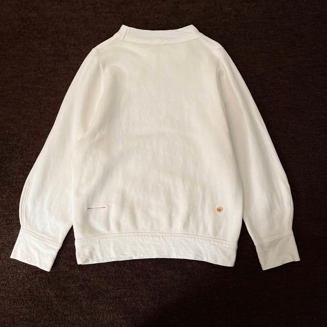 45R■裏毛のデッキプリントパフスウェット サイズ2