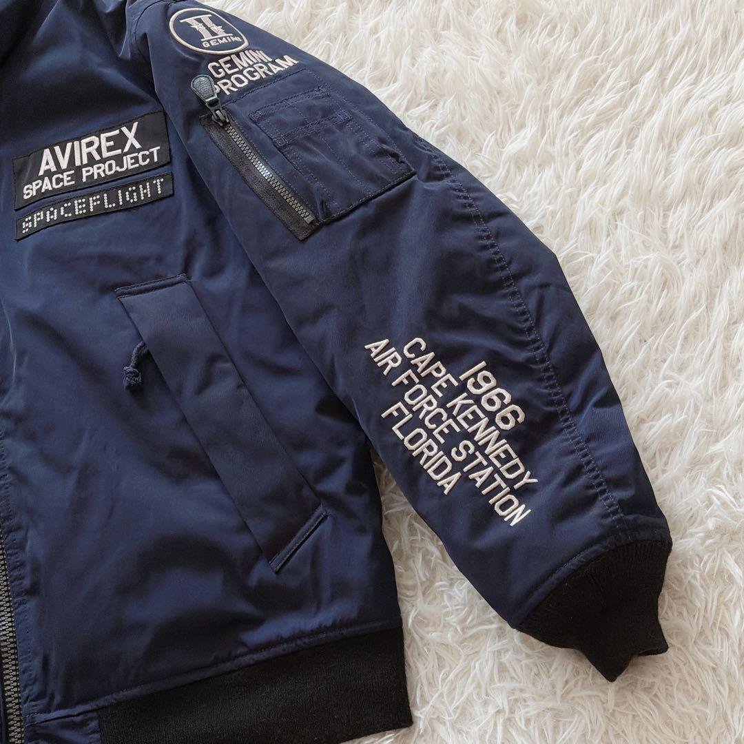 2XLサイズ AVIREX 中綿入り MA-1 フライトジャケット ビッグサイズ