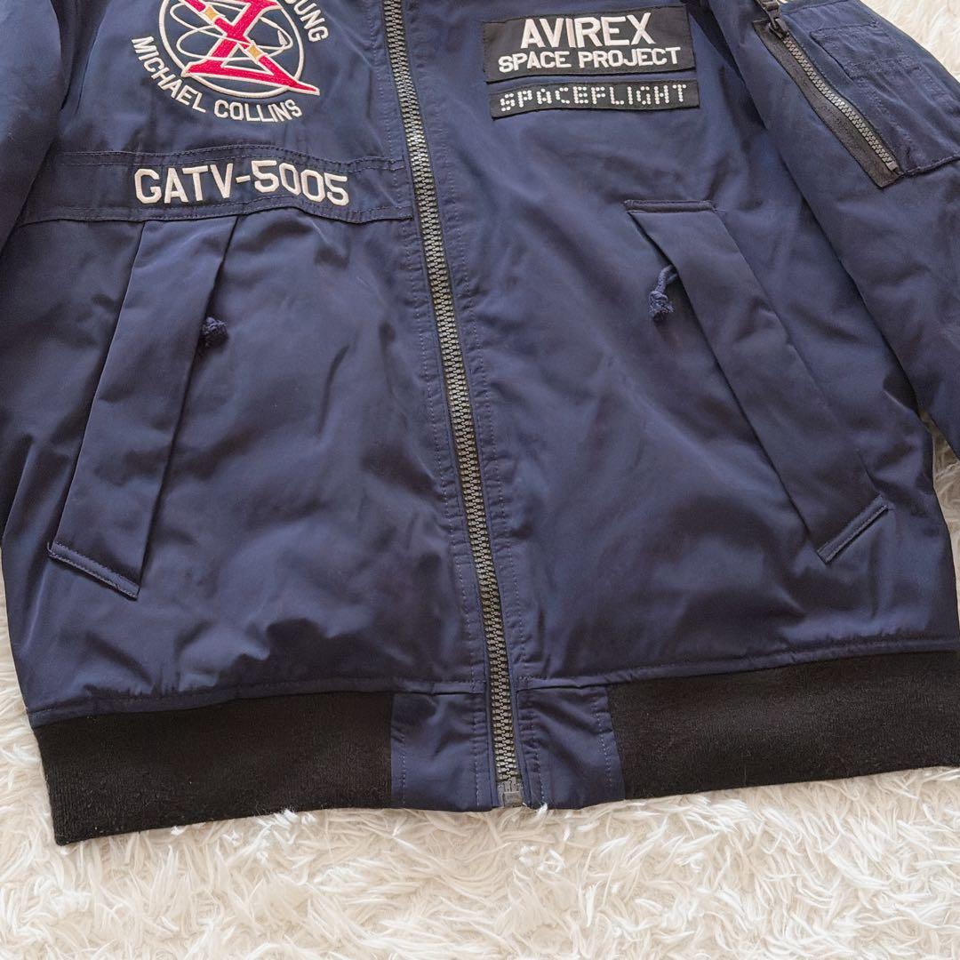2XLサイズ AVIREX 中綿入り MA-1 フライトジャケット ビッグサイズ
