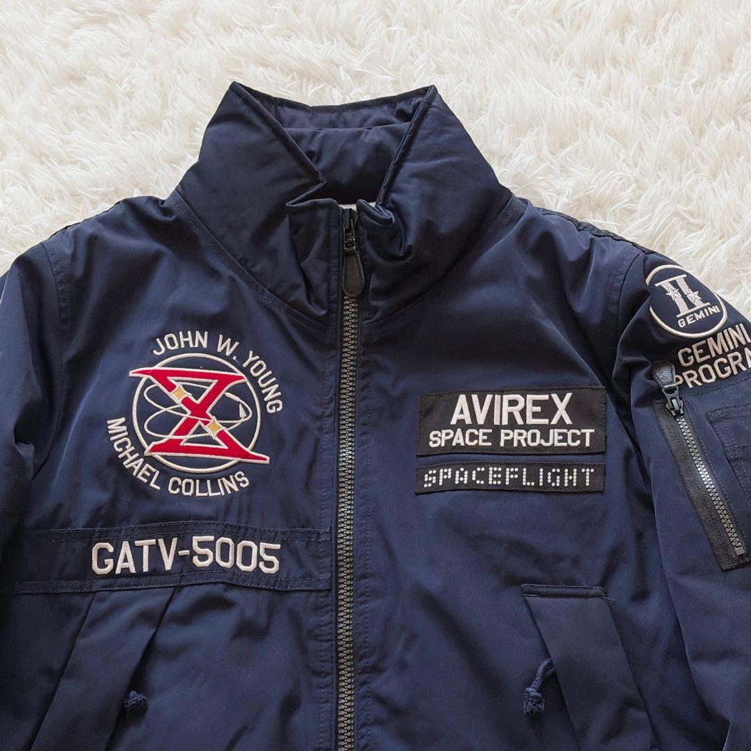 2XLサイズ AVIREX 中綿入り MA-1 フライトジャケット ビッグサイズ