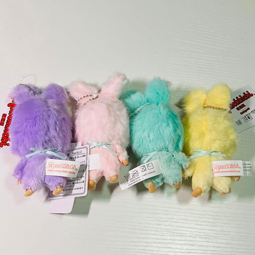 4体セット♬カラーモンチッチ★顔デカ チムたん キーホルダー キーチェーン