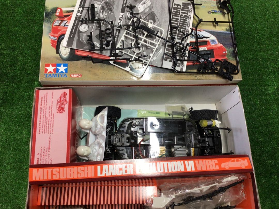 タミヤ 電動ラジコン TB-01 1/10 ボディ無し メカ付き 受信機付き