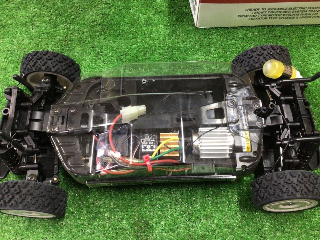 タミヤ 電動ラジコン TB-01 1/10 ボディ無し メカ付き 受信機付き