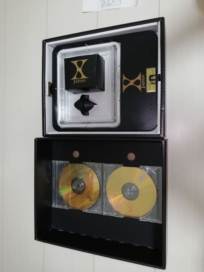 X japan 限定ゴールドCDセット　1998年