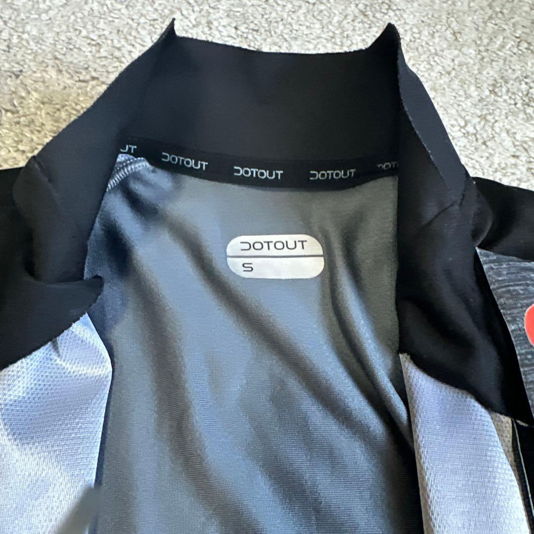 DOTOUT サイクルジャージ 長袖 S ブラック/ブルー