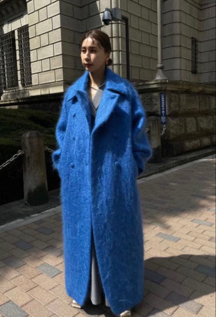 冬晴れに映えます！大幅値下げ可愛い美品‼️AmerivintageコートM