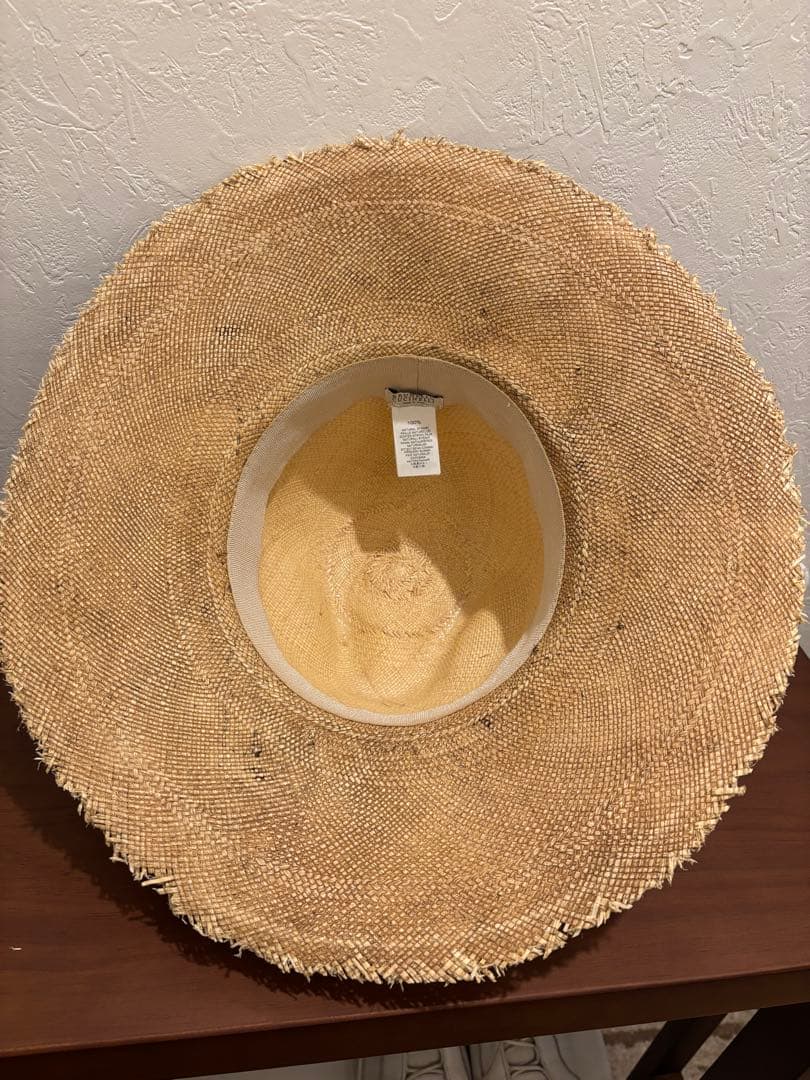 8ルカ　ブルネロクチネリ　ストローハット　レディース　フリーサイズ