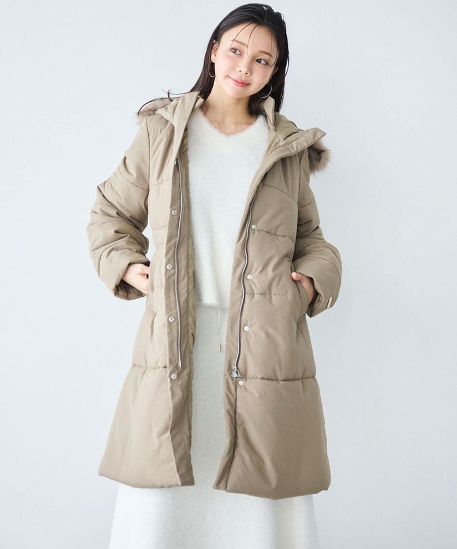 Aimeine ライトサーモロングコート（ダウン）