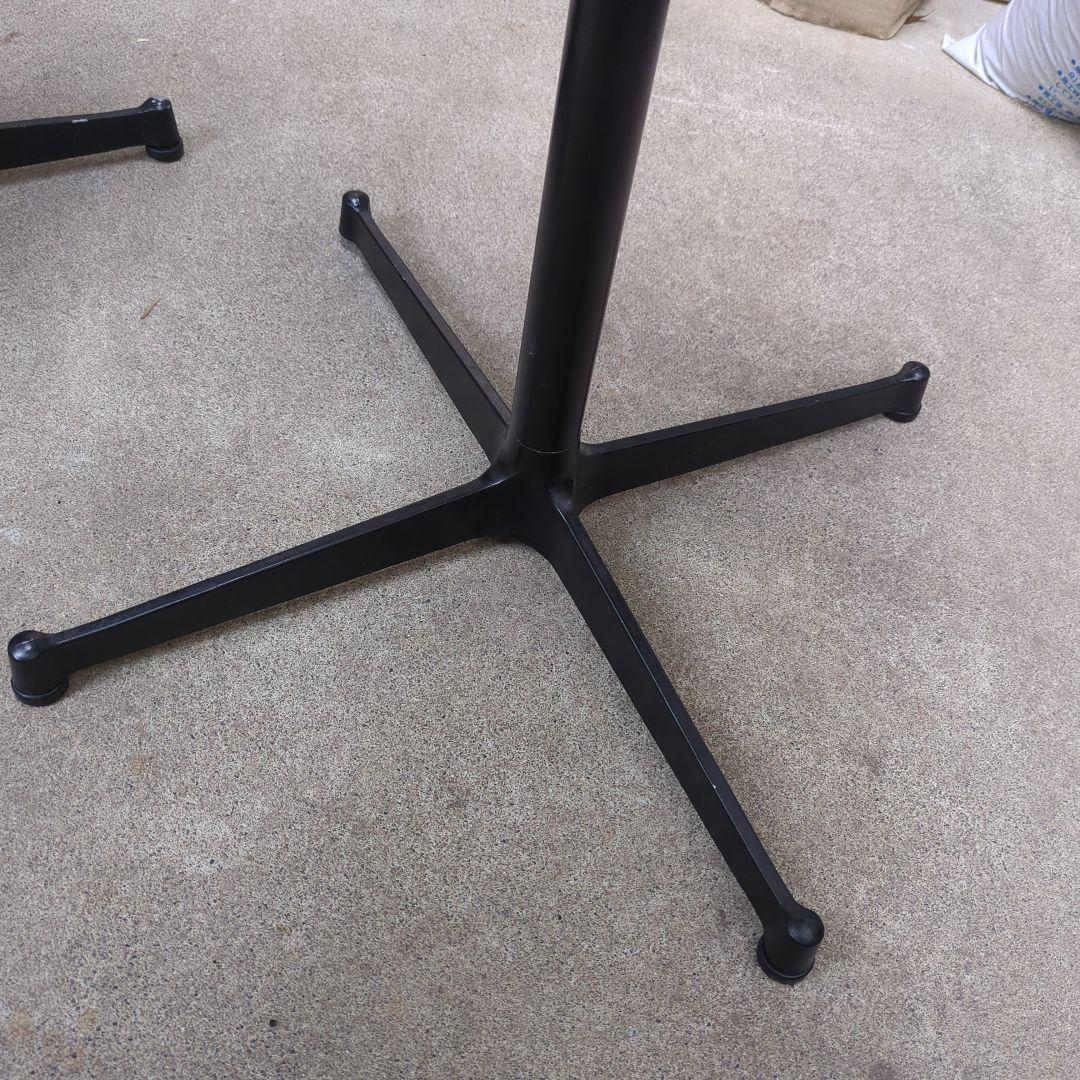 木製天板テーブル2台セット　店舗　カフェ　家具