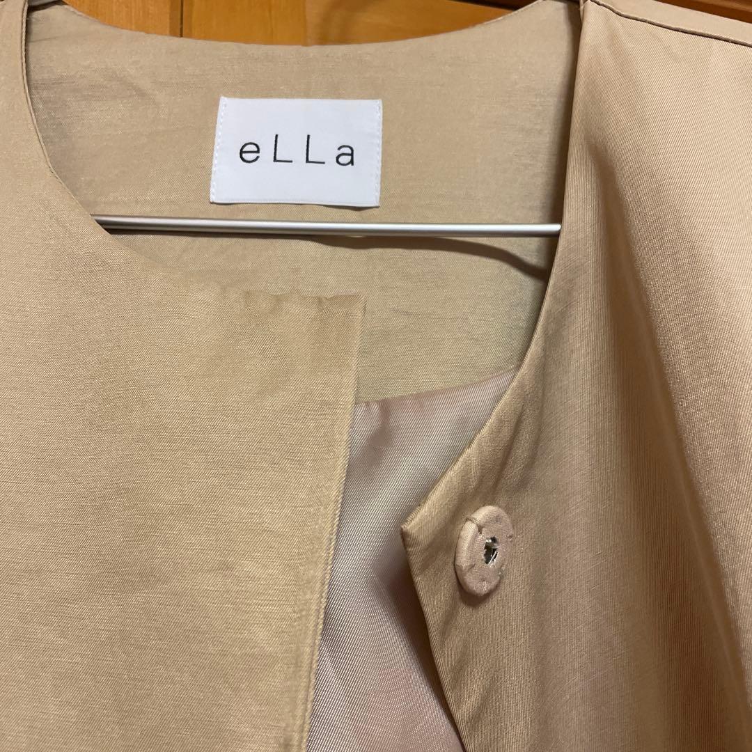 ella ベージュ トレンチコート　スプリングコート