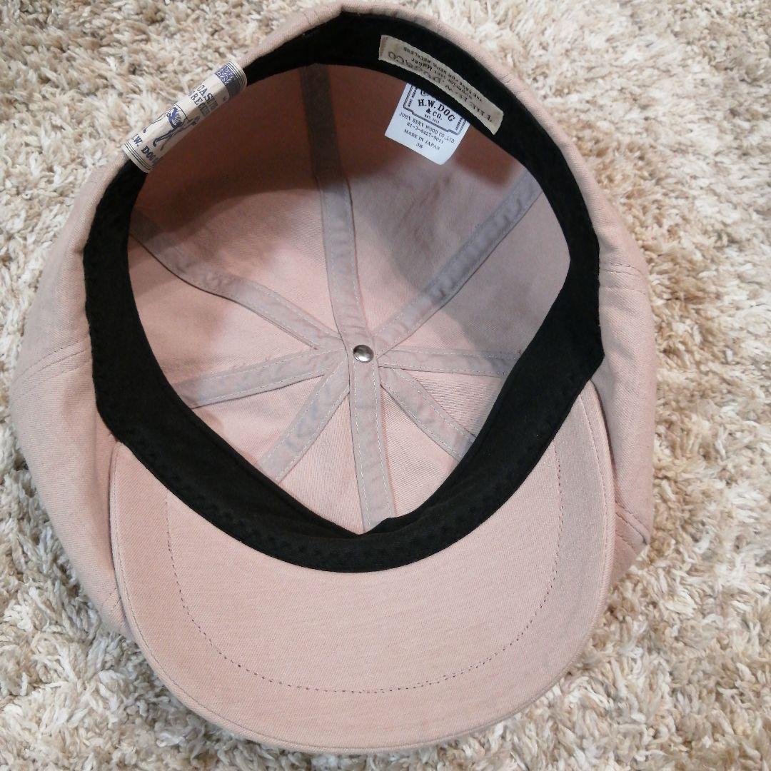 【人気】THE HWDOG&CO ピンク 春色 ハンチング キャスケット 帽子