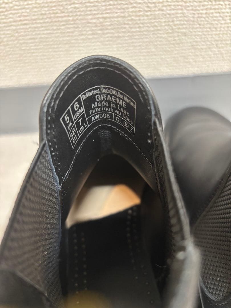 ドクターマーチン　グレエムチェルシーブーツ　サイドゴアブーツ UK5