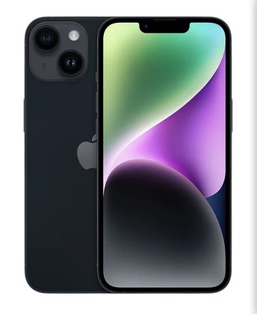 【超超美品★電池新品】iPhone 14 128GB ミッドナイト　SIMフリー