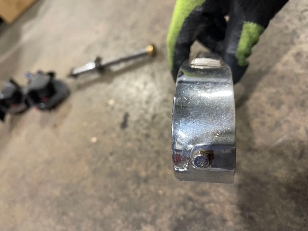 GS400 フロントフォーク　ブレーキ　ローター　キャリパーセット