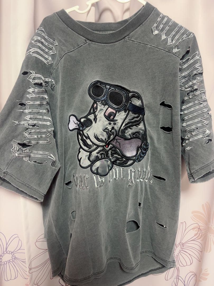 GALFY/ガルフィー 病みに染まりし反戦Tシャツ