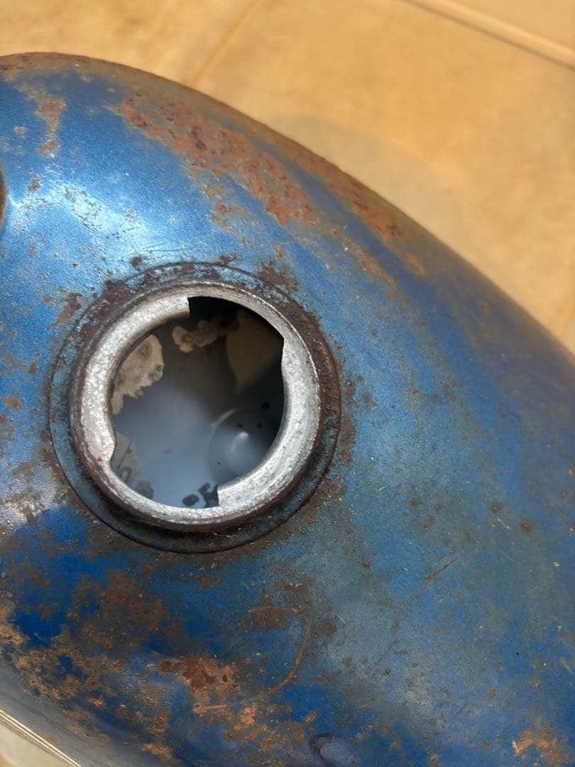 1975年 オリペン 青 ハーレー アエルマッキ タンク ジャンク