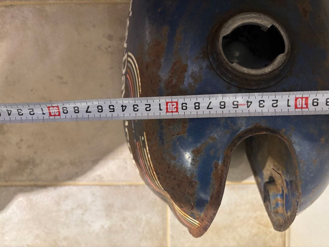 1975年 オリペン 青 ハーレー アエルマッキ タンク ジャンク