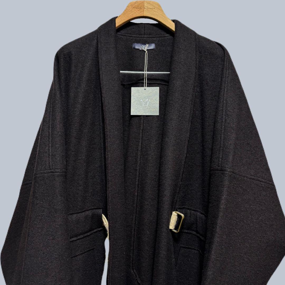 24AW 【ohta】 dark brown long coat