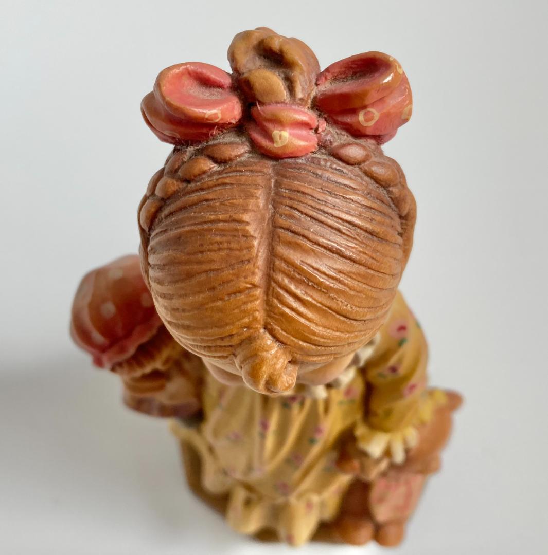 ANRI アンリ Nightie Night サラ・ケイ 木彫り人形 17cm