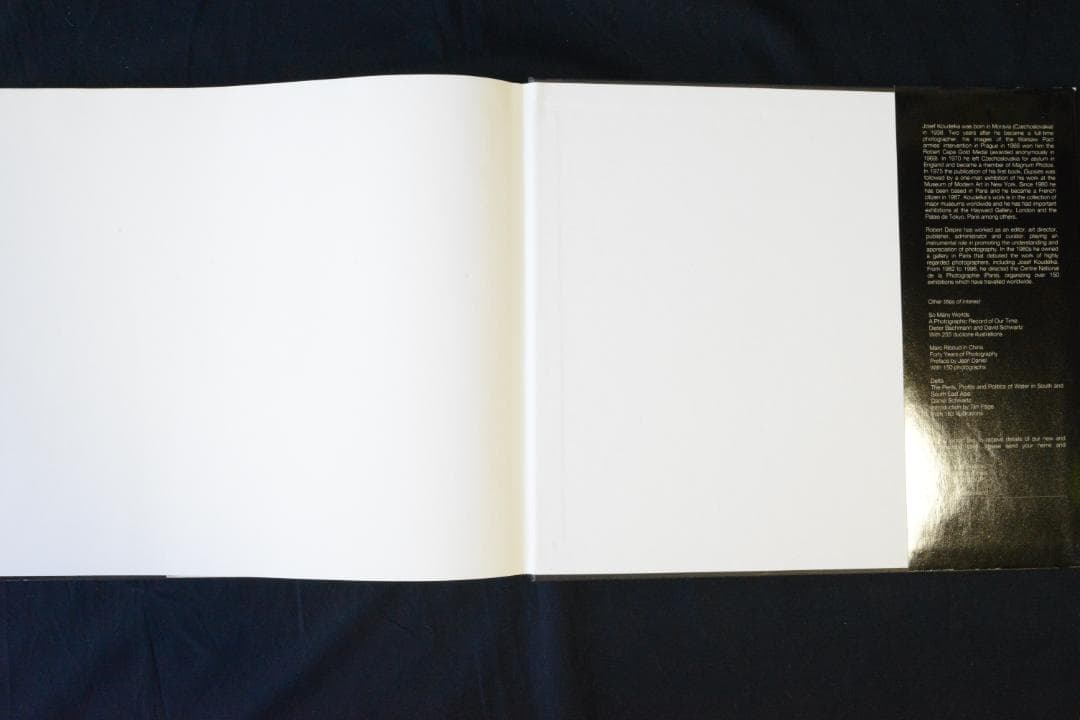 【Josef Koudelka: Exiles】ジョセフ・クーデルカ　未読品