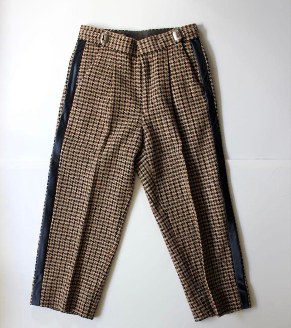 soeソーイ ガンクラブチェックロングコート&スラックス セットアップ 2WAY