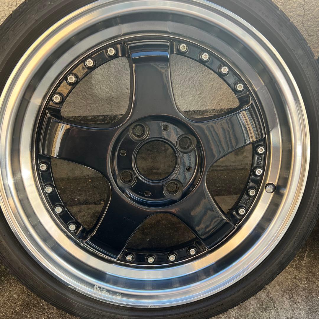 ステルスレーシング16インチ　4穴　5.5J +45