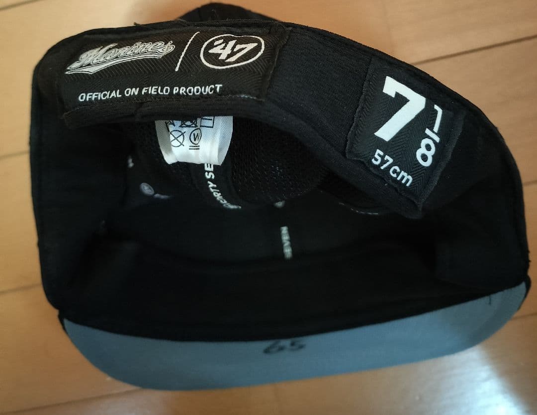 千葉ロッテマリーンズ帽子 '21背番号65、古谷選手が実着していた帽子です。