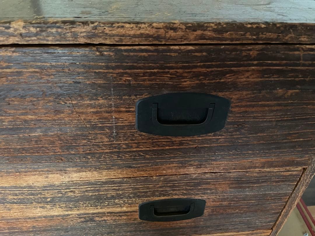 桐箪笥　5段　2+3段　レトロ　アンティーク　チェスト　和箪笥