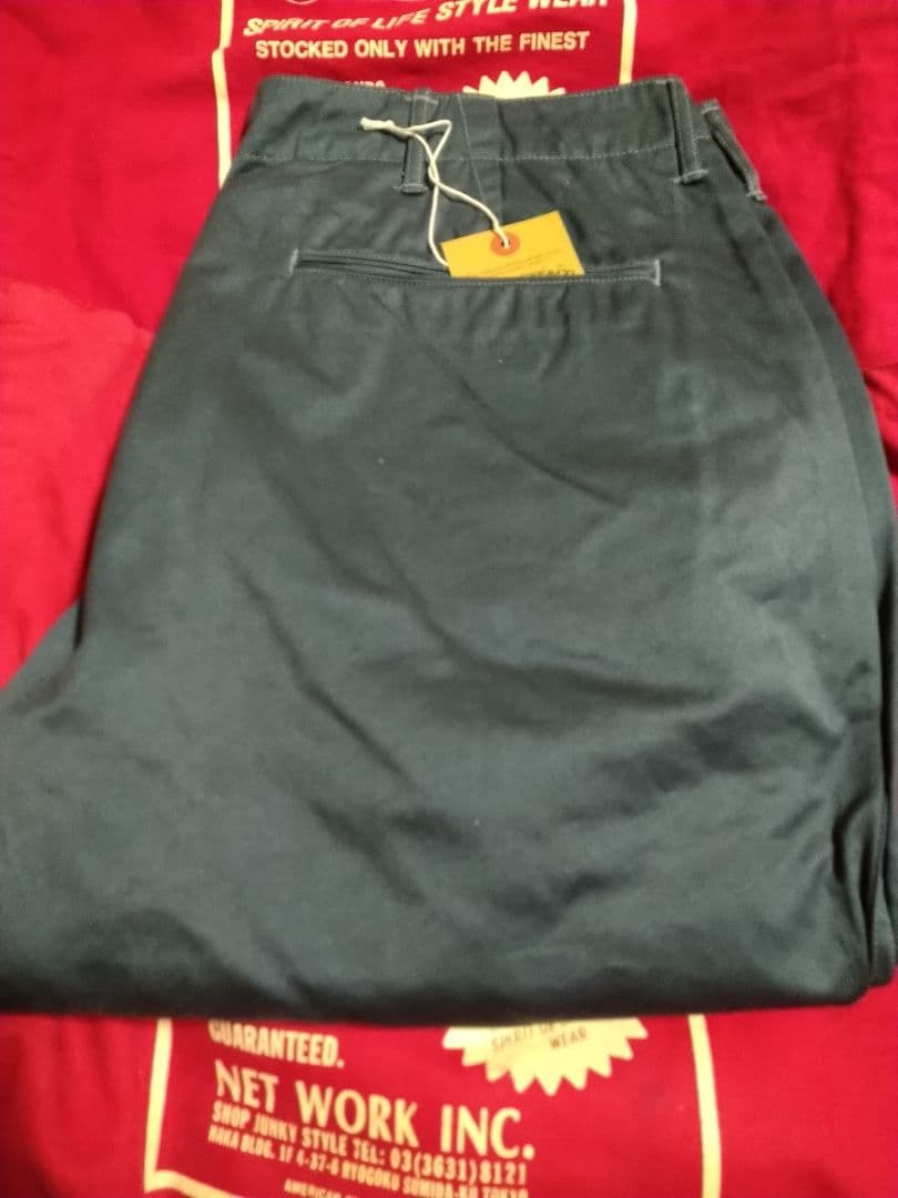 新品未使用 ウエアハウス 1082 チノパン w38 ブルーグレー