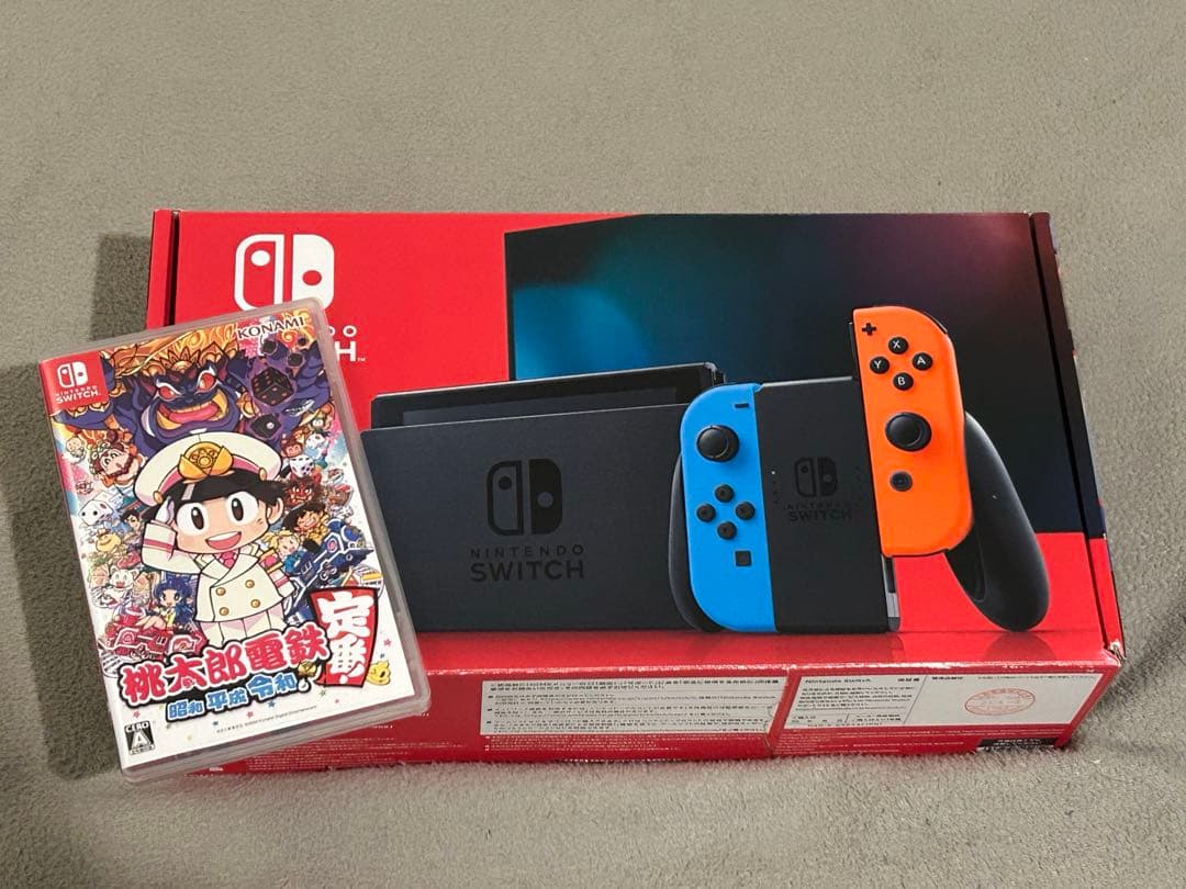 Nintendo Switch 本体 青/赤　ソフト付き