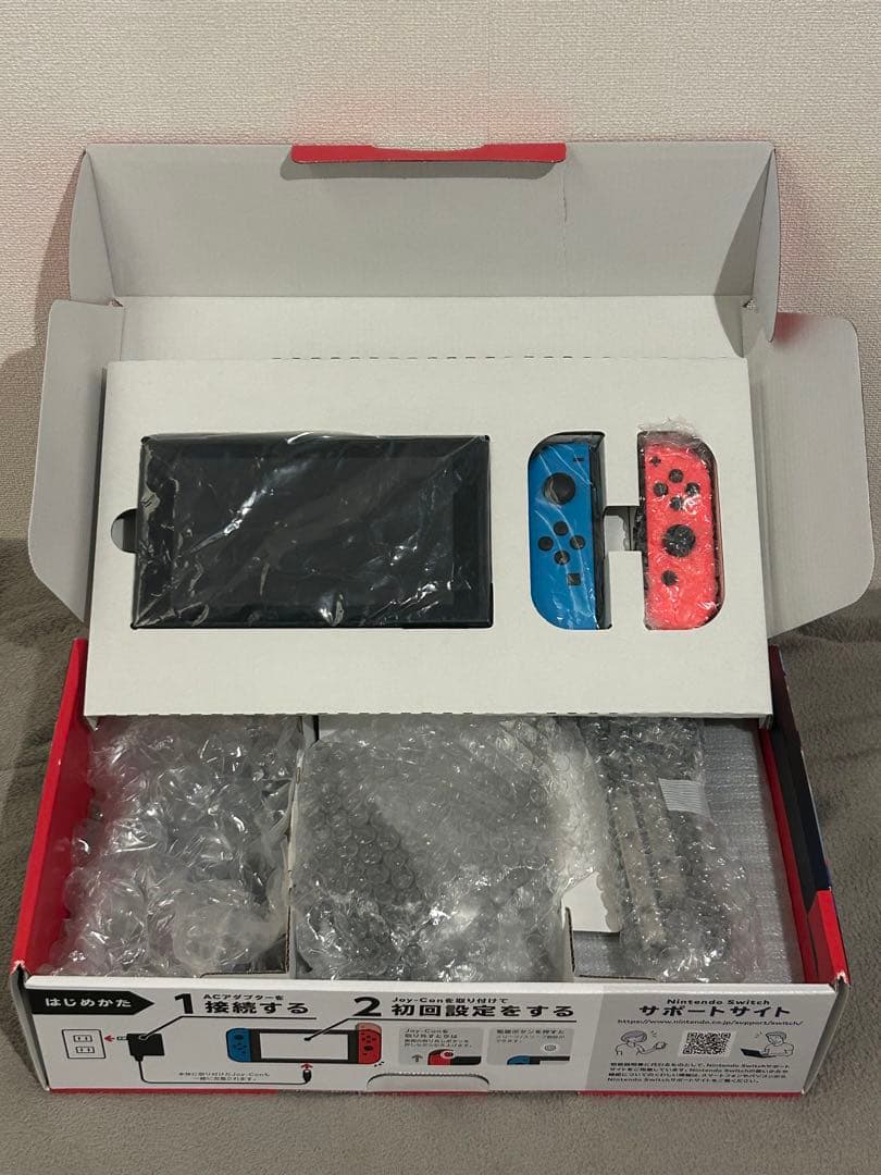 Nintendo Switch 本体 青/赤　ソフト付き