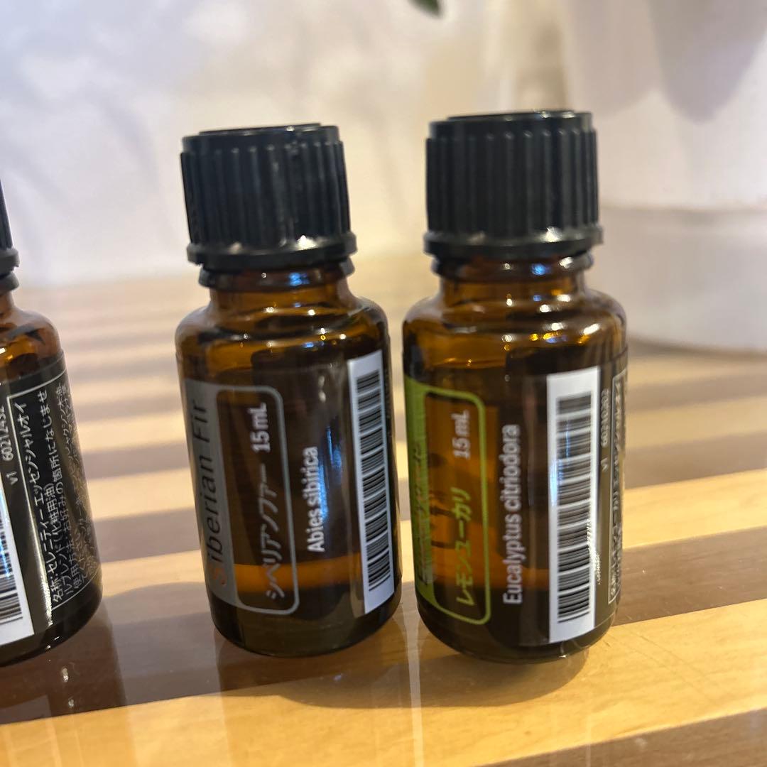 doTERRA エッセンシャルオイルセット ウッドボックス付き