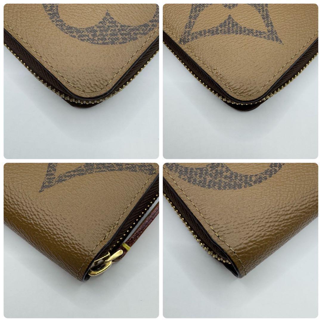 【新型】ルイヴィトン　モノグラム　ジャイアント　長財布　ジッピ－ウォレット