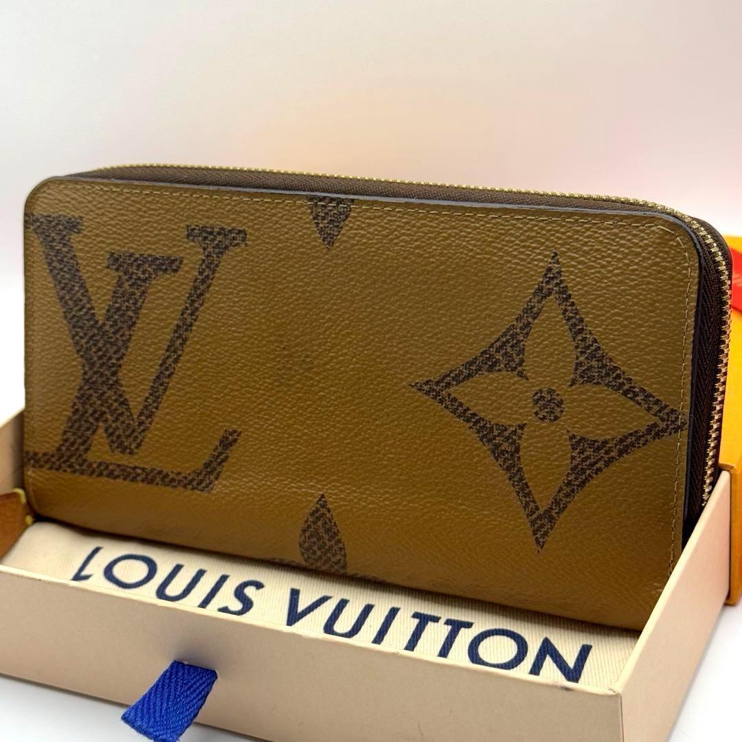 【新型】ルイヴィトン　モノグラム　ジャイアント　長財布　ジッピ－ウォレット