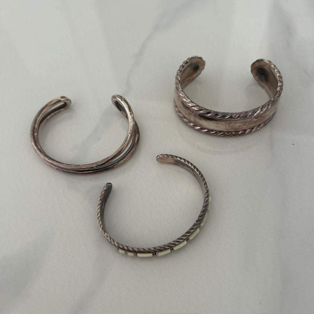 PHILIPPE AUDIBERT シルバーバングル 3点セット