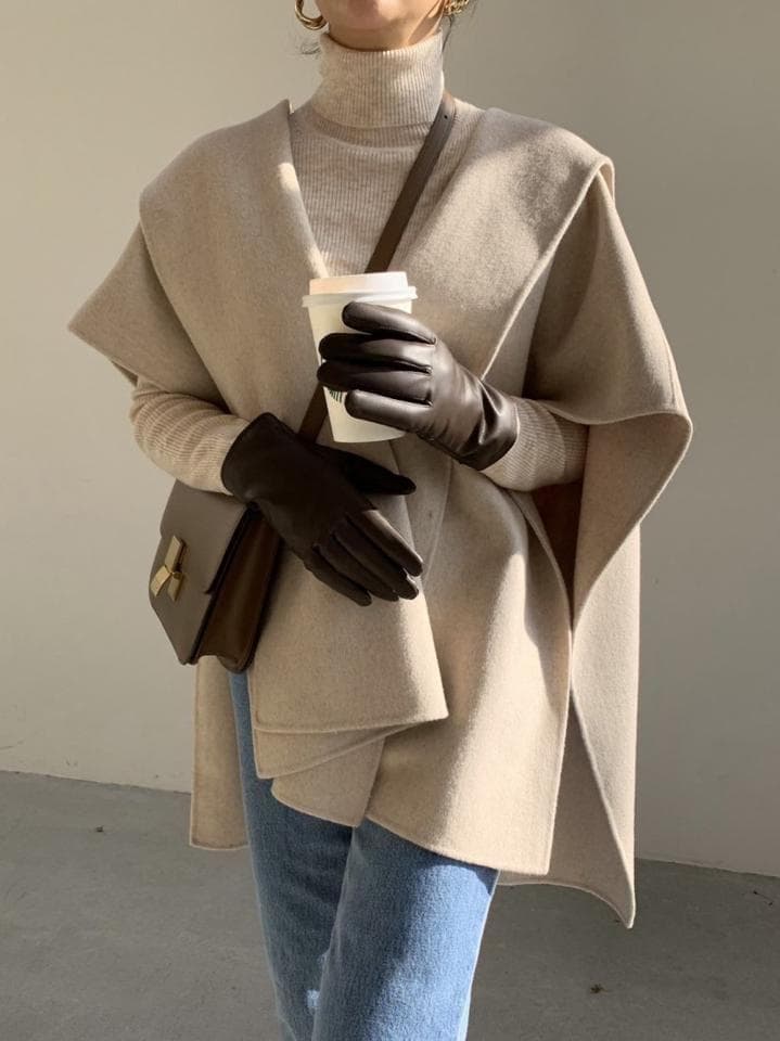 バースデーバッシュ ハンドメイド フード ポンチョ コート 羽織 F 1.8万