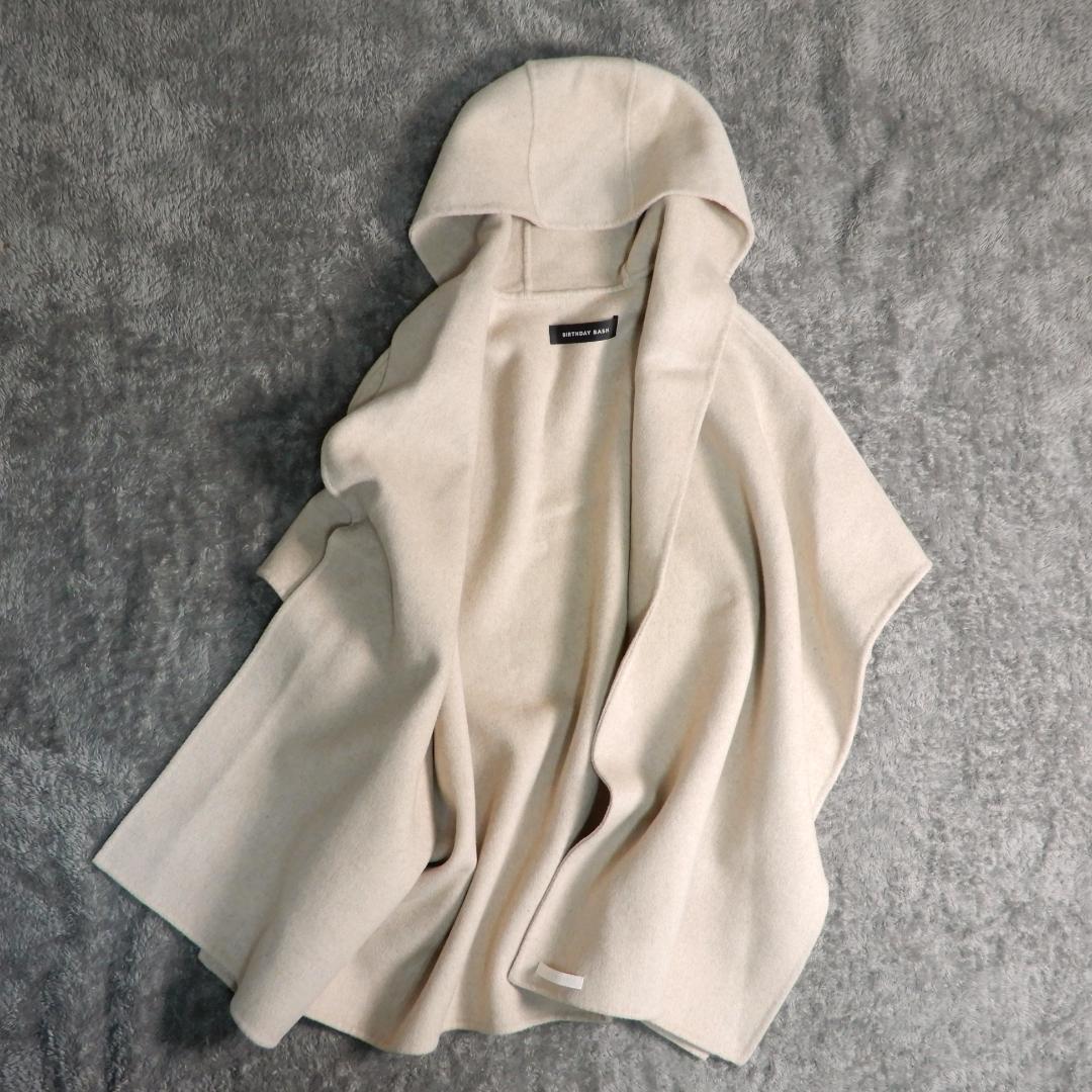 バースデーバッシュ ハンドメイド フード ポンチョ コート 羽織 F 1.8万