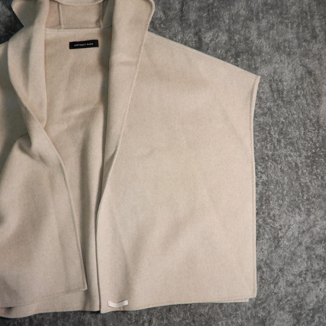 バースデーバッシュ ハンドメイド フード ポンチョ コート 羽織 F 1.8万