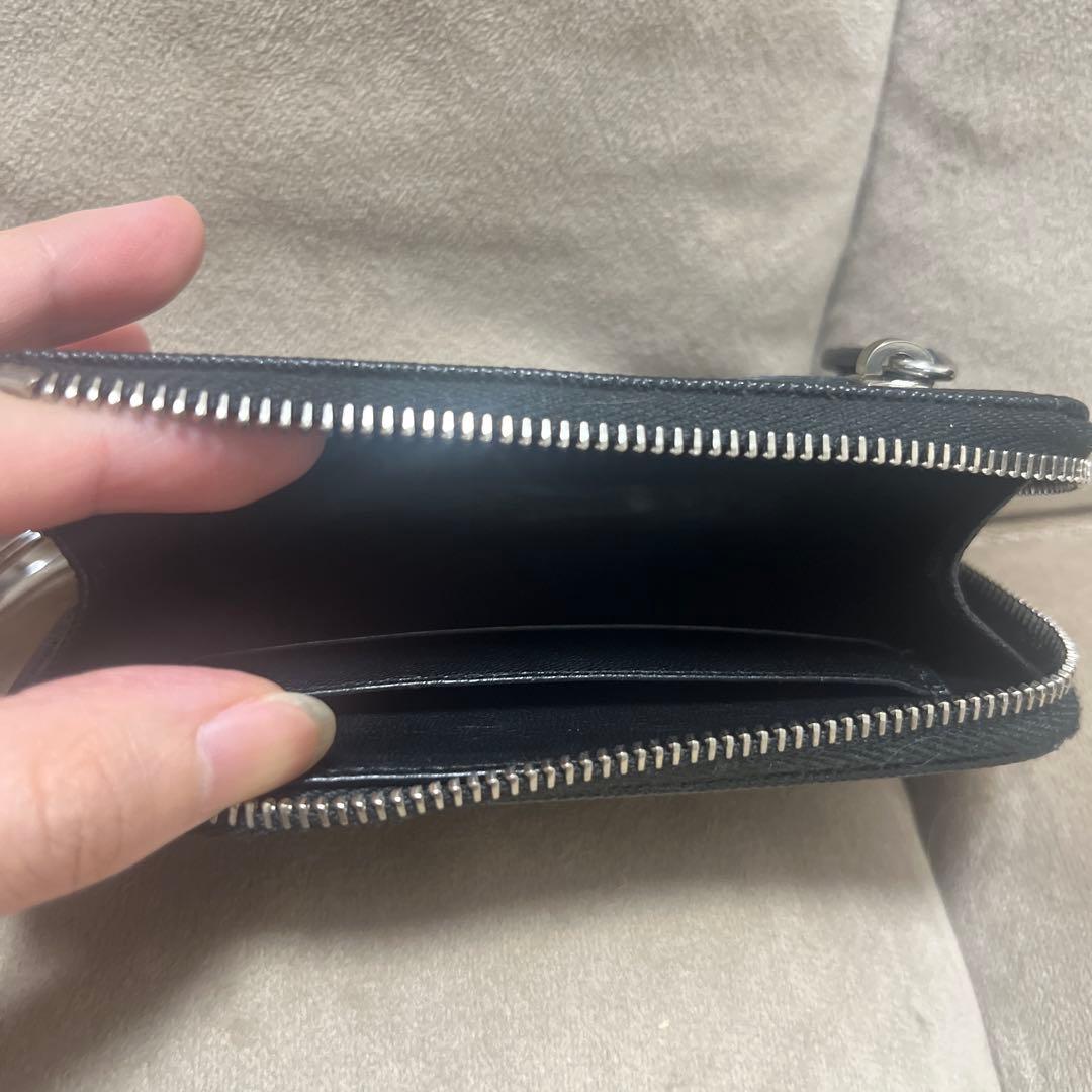 プラダ　サフィアーノ　トライアングル　キーリングウォレット