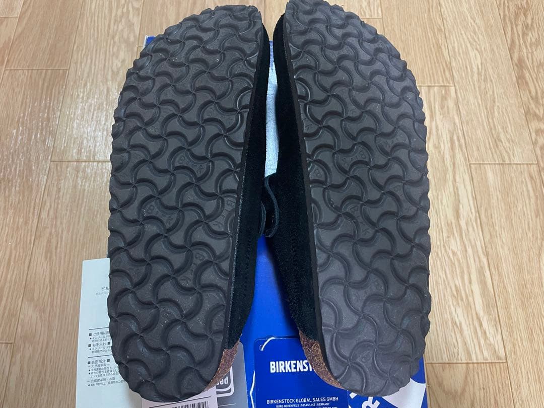 BIRKENSTOCK BOSTON スエード レザー 41 ブラック