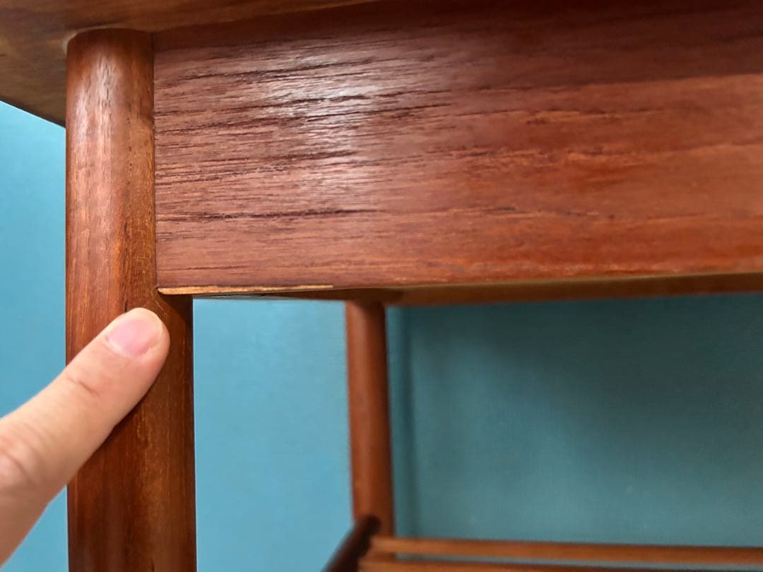 北欧ヴィンテージ テーブル サイドテーブル ミッドセンチュリー チーク 無垢材