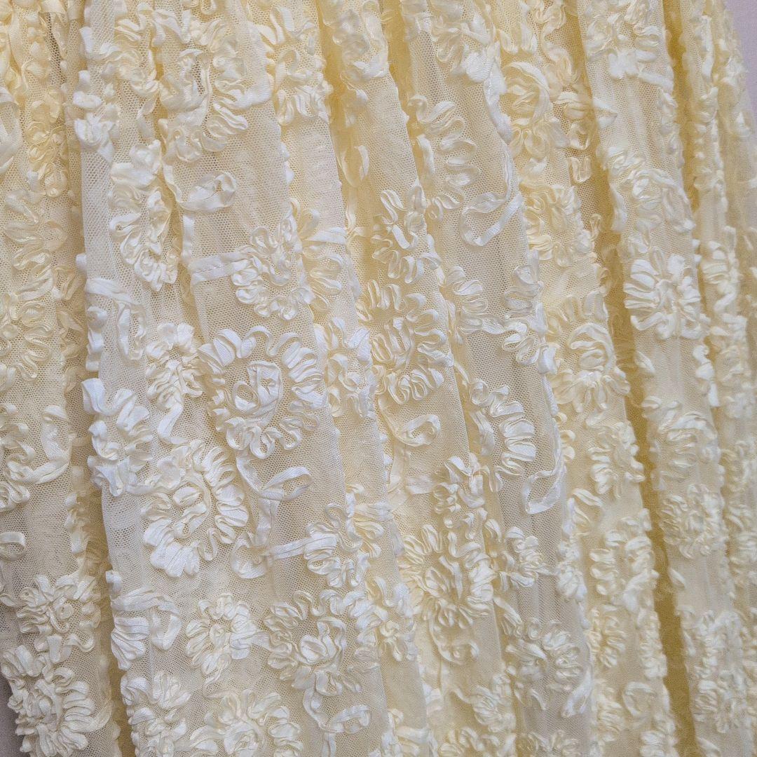 カネコイサオ　ワンピースドレス　＋インナードレス付き