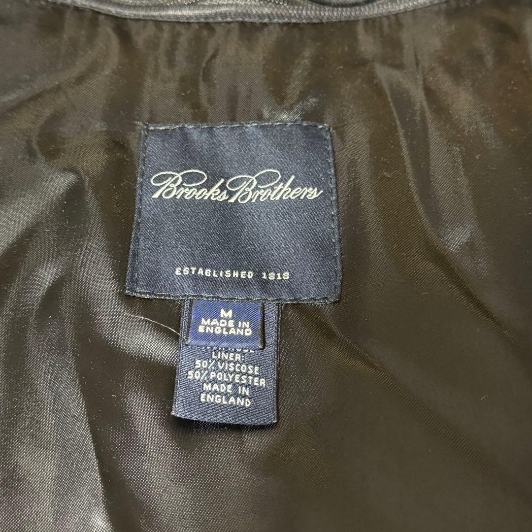 美品BrooksBrothersダッフルコートM黒イングランド製ウール
