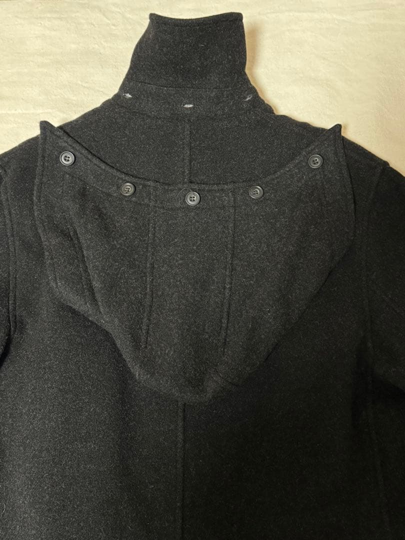 美品BrooksBrothersダッフルコートM黒イングランド製ウール