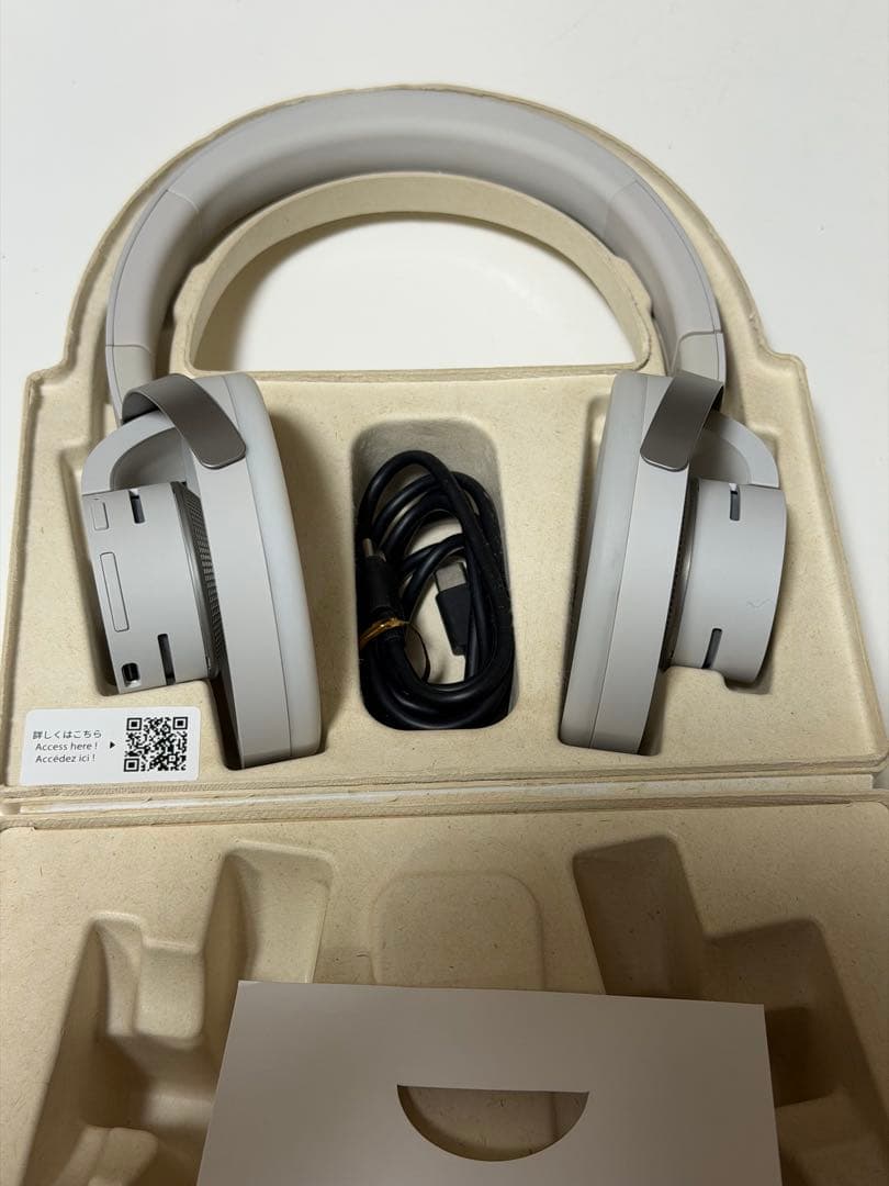 【美品】NTTソノリティ MBH001 WA ライトグレイ nwm ONE