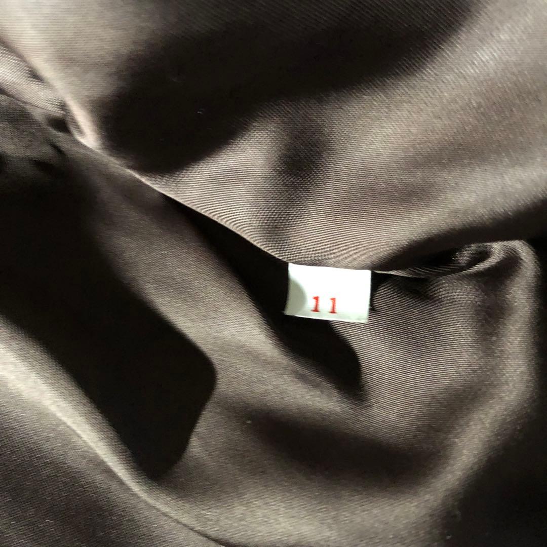 【美品】マホガニーミンクコート　11号　L ミンクコート　リアルファー　毛皮